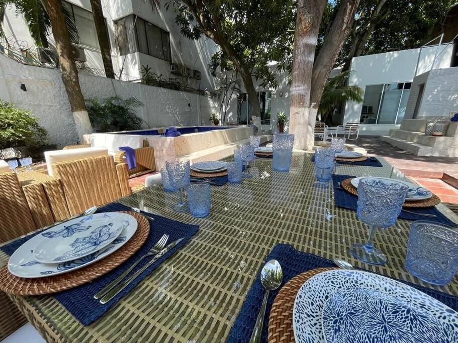 Сasa de vacaciones Blue House - Beachfront Luxury House With 8 Bedrooms Cartagena
